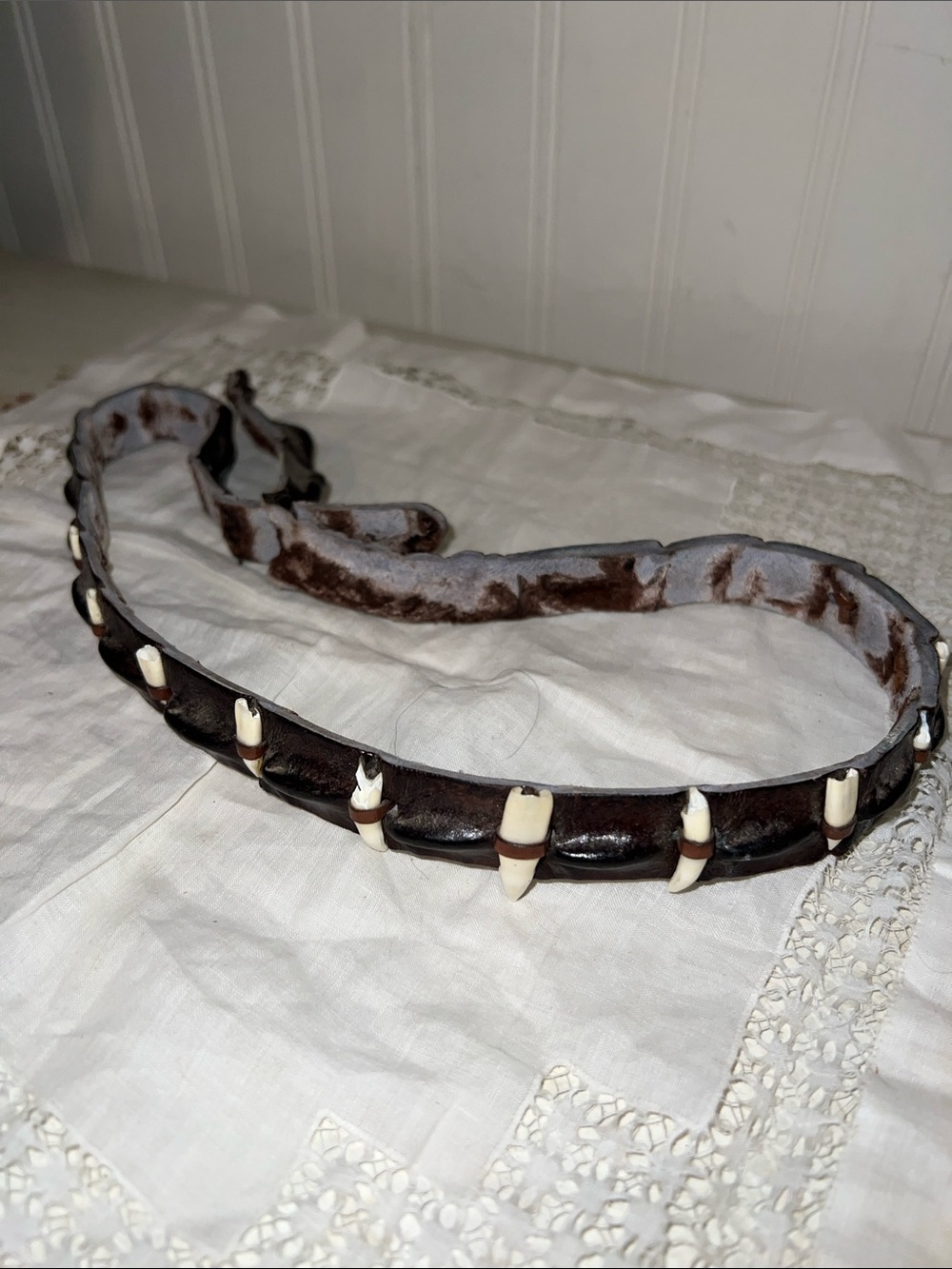 Vintage Crocodile or Alligator hat band
